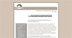 Desktop Screenshot of dcpsychotherapy.com